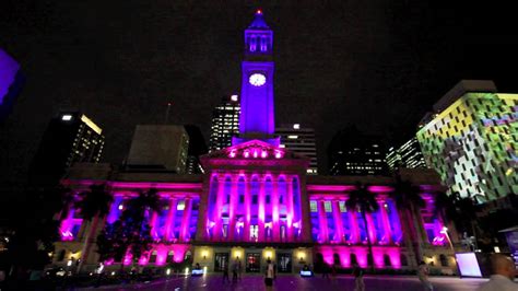 Ula Group Lights Up Brisbane City Hall Youtube