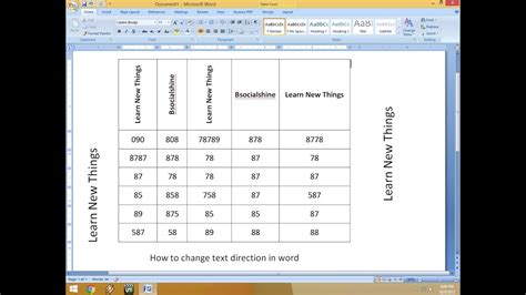 How to add a table to google docssometimes you will include information in your document that just isn't suited for a paragraph or a bulleted list. How to Change Text Direction in Table & Text in MS Word ...
