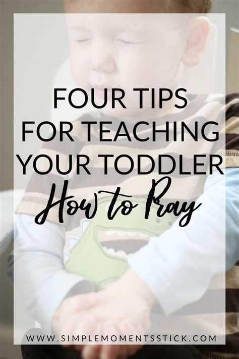 How To Teach Your Toddler To Pray Simple Moments Stick Christian