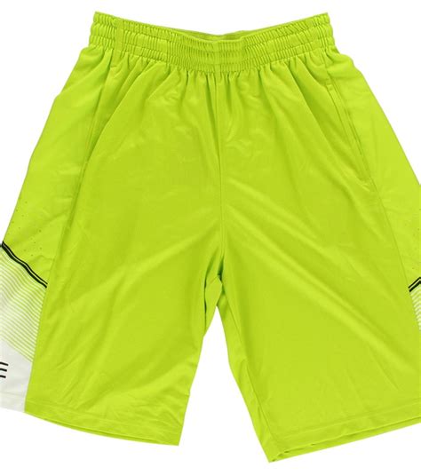 Nike Nike Mens Elite World Tour Basketball Shorts Lime Green