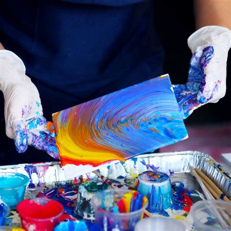 Acrylic Pour Discovery Workshop Beginner Art Class Room To Imagine