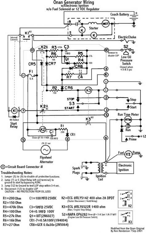 Onan 4000 Generator Remote Start Switch Wiring Diagram