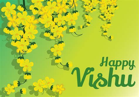 Happy Vishu Vector Illustration 463708 Vector Art At Vecteezy