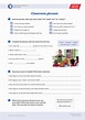 Classroom phrases - Englisch-Arbeitsblatt über Phrasen im Klassenzimmer ...