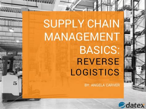 Supply Chain Management Basics Reverse Logistics Datex Corporation