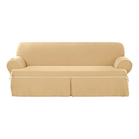 Turkish couch cover %100 cotton. Sure Fit Cotton Duck - Sofa Slipcover - Maize/Natural (S ...