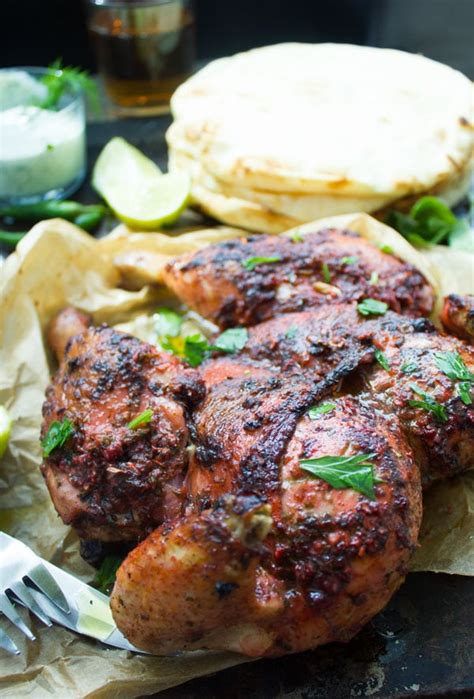 Mix the spices together and rub into the chicken skin. Quick Roast Tandoori Chicken • Two Purple Figs