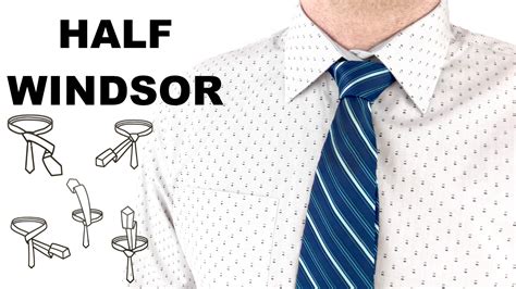 By tying a full windsor knot. Half Windsor Tie knot - My Little Crafts