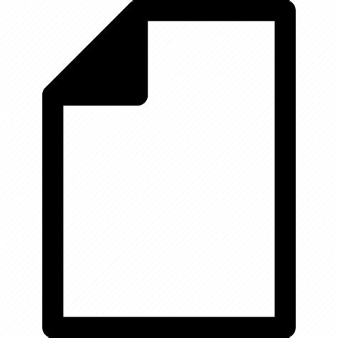 Document File New Blank Document Paper Icon Download On Iconfinder