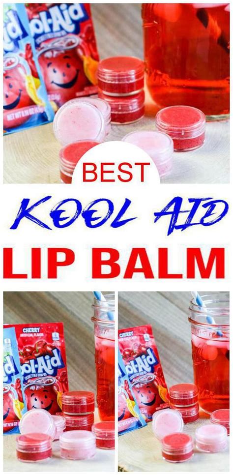 Make The Most Amazing Lip Balm Today Best Homemade Kool Aid Lip Balm Loved By All Simple Diy L