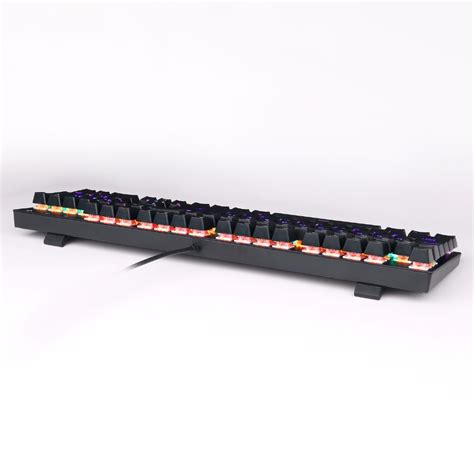Z 88 Rainbow Led Backlit Mechanical Gamer Keyboard Diy Outemu Blue