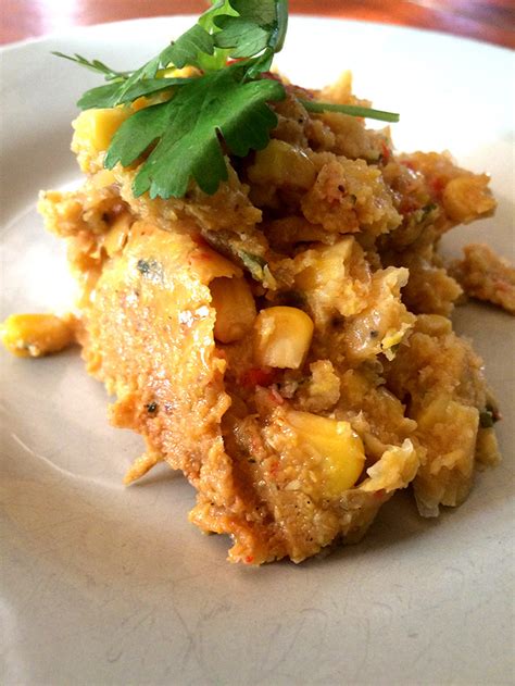 Square dish or loaf pan. Healthy Sides: Sweet & Savory Vegan Corn Pudding ...