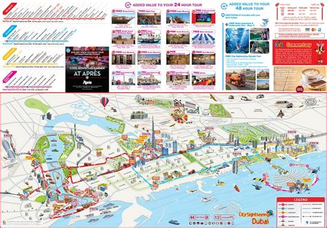 Dubai City Sightseeing Bus Tours Route Map Small 