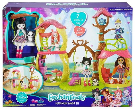 Enchantimals Playhouse Panda Play Set Mattel Toywiz