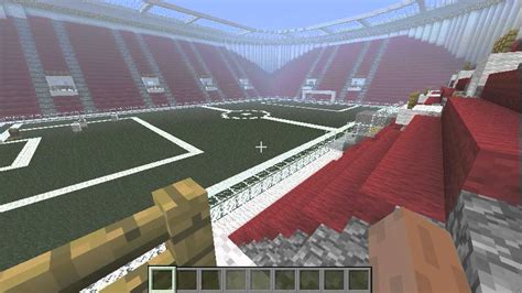 Minecraft Showcase Soccerfootball Field 35 Jeromeasf Youtube