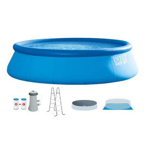 Intex 15 X 48 Inflatable Easy Set Above Ground Swimming Pool W Ladder