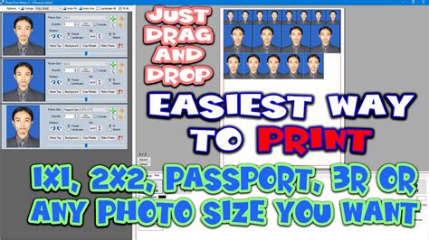 Easiest Way To Print Any Photo 1x12x2passport3r4r And Etc Photo