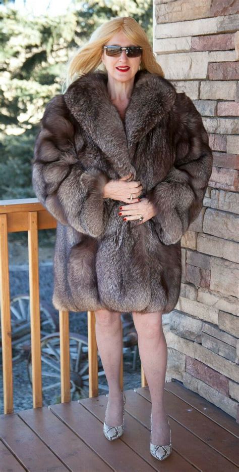 Fur Fashion Winter Fashion Fox Fur Coat Fur Coats Silver Fox