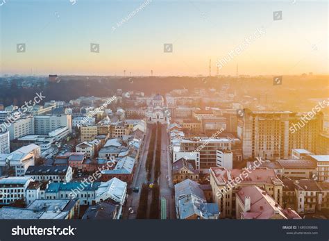 Drone Aerial View St Michael Archangels Stock Photo