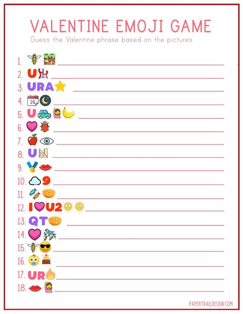 Valentine Emoji Game Artofit