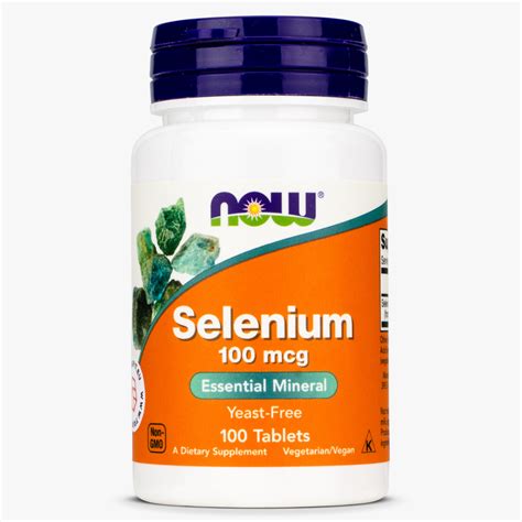 Now Foods Selenium 100 Mcg Jaudīgs Antioksidants Tru·fit