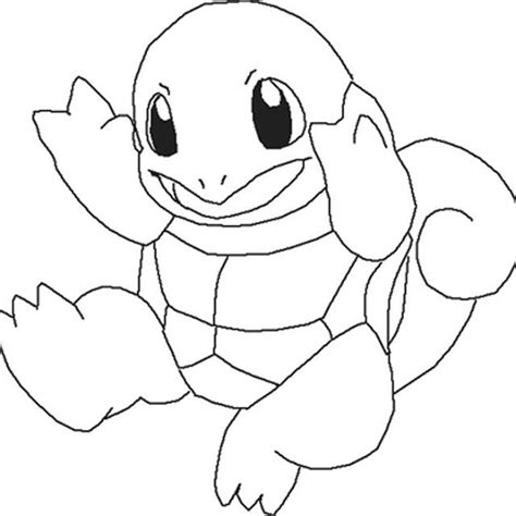 Squirtle Squad Coloring Page Clip Art Library