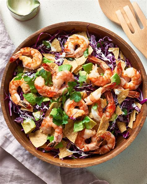 Baja Shrimp Taco Salad Recipe In Dinner Salads Baja Shrimp