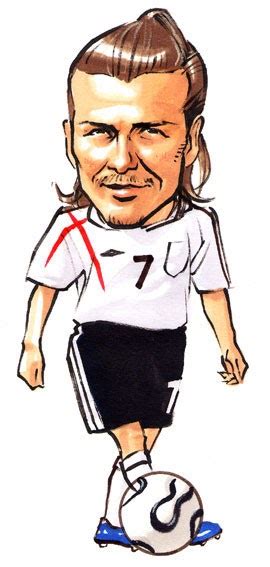 Caricature Show 004david Beckham Caricature World Cup 04