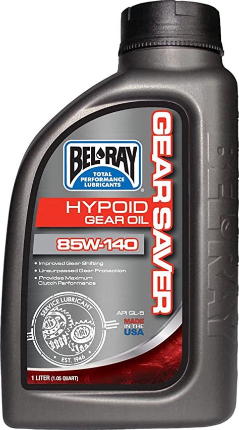 Bel Ray Gear Saver Hypoid 80w 90 Gear Oil 1 Litre Uk