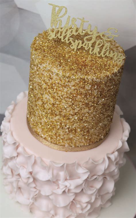 Gold Glitter Cake Recipe Cake Sparkly Cakes Amazing Cakes