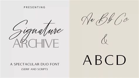 Signature Archive Font Download Free Free Fonts Lab