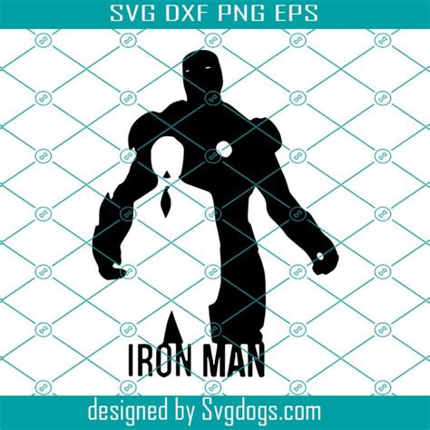 Iron Man Svg Iron Man Silhouette Svg Avengers Svg