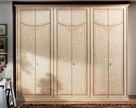 Luxury Wardrobe In Lacquered Wood With 6 Doors Idfdesign
