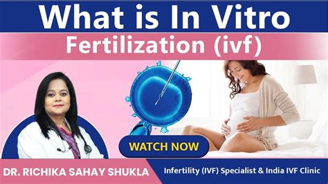 what is ivf in vitro fertilization step by step dr richika sahay shukla youtube
