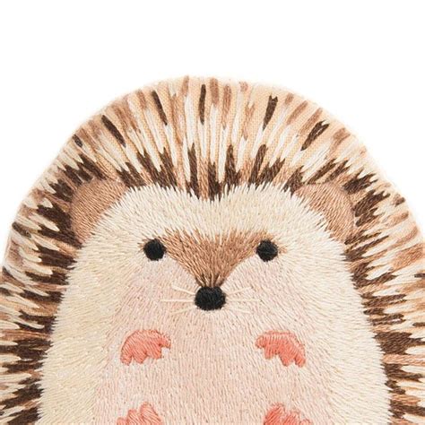 Hand Embroidered Plushie Doll Kit Hedgehog In 2022 Hand Embroidered