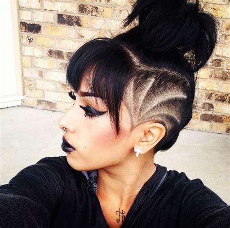 Shaved Hair Designs Innovative 25 Best Ideas About Side Shave Design On
