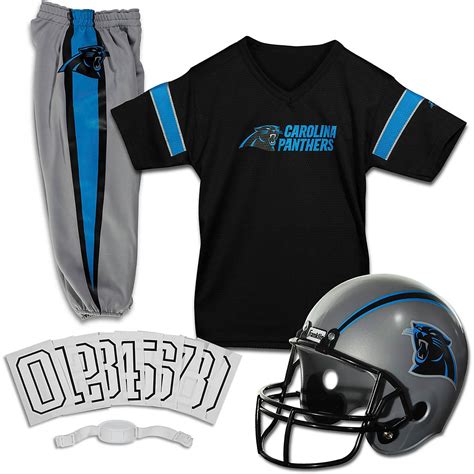 Franklin Youth Carolina Panthers Deluxe Football Uniform Set Academy