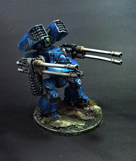 Ultramarines Deredeo Dreadnought By Neil Flitcroft‎ Of The Horus Heresy