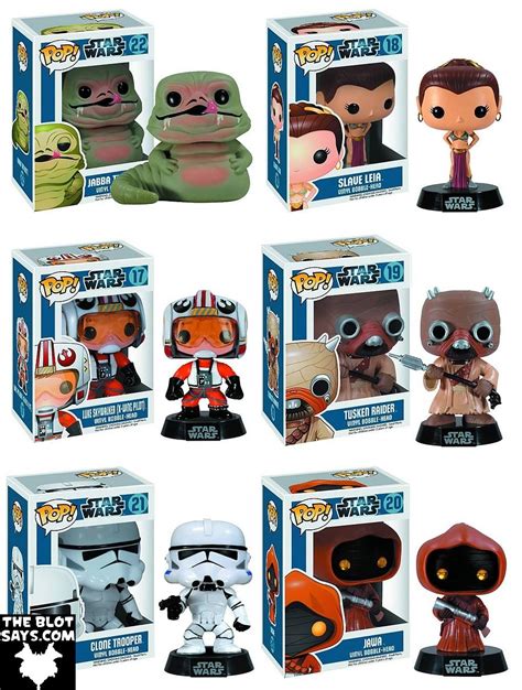 The first announcement of fortnite funko pops came with the barest glimpse of one of the collectible figurines, the rex skin. The Blot Says...: Star Wars Pop! Series 3 Vinyl Figures by ...