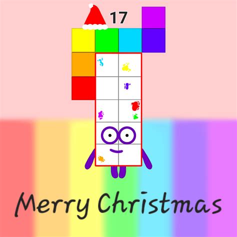 Numberblocks 17 Sleeps Until Christmas By December24thda On Deviantart