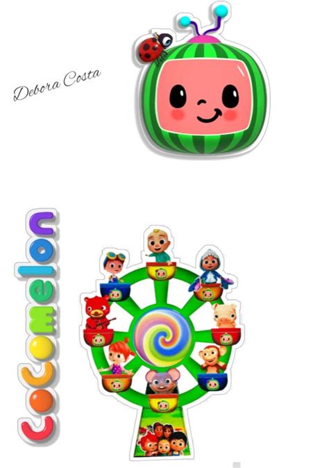 Cocomelon Cake Toppers Printable Customize And Print