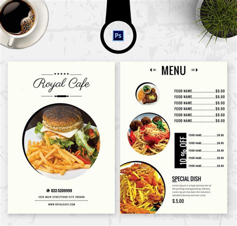 6+ Free Menu Designs (Cafe Menu, Restaurant Menu, Party Menu) | Free