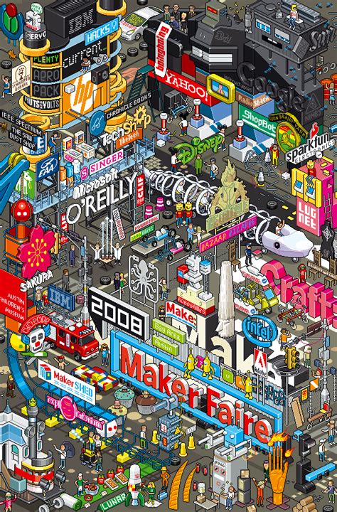Eboy Pixel Art Wallpaper