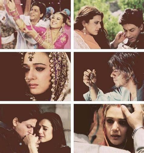 Shah Rukh Khan And Preity Zinta Veer Zaara 2004 Emotional Movies