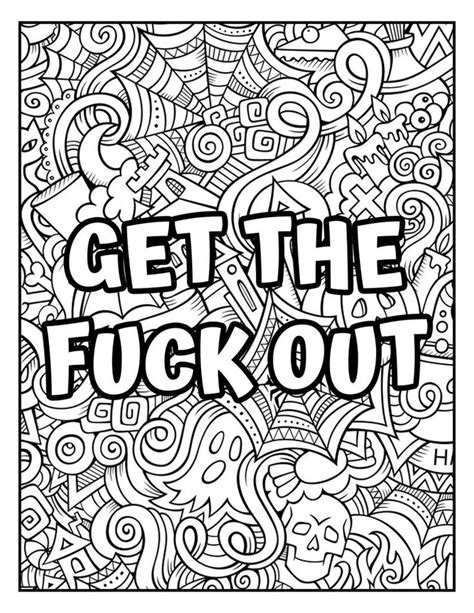 Pin On Swear Words Adult Coloring Pages Gambaran
