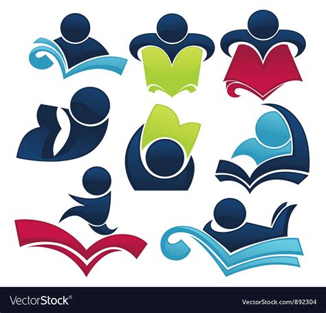 Studying Symbols And Education Icons Royalty Free Vector