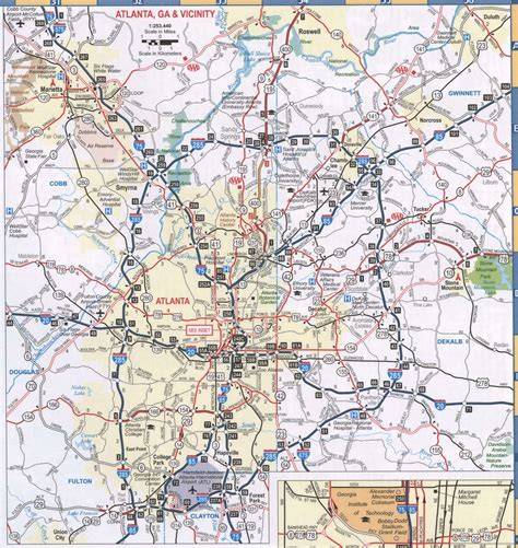 Road Atlanta Map