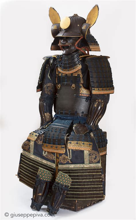samurai armor with leather covered cuirass giuseppe piva japanese art