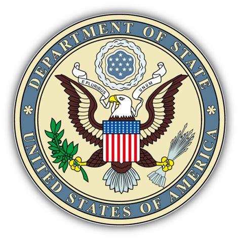 State Department Seal Usa Car Bumper Sticker Decal 5 X 5 Ebay