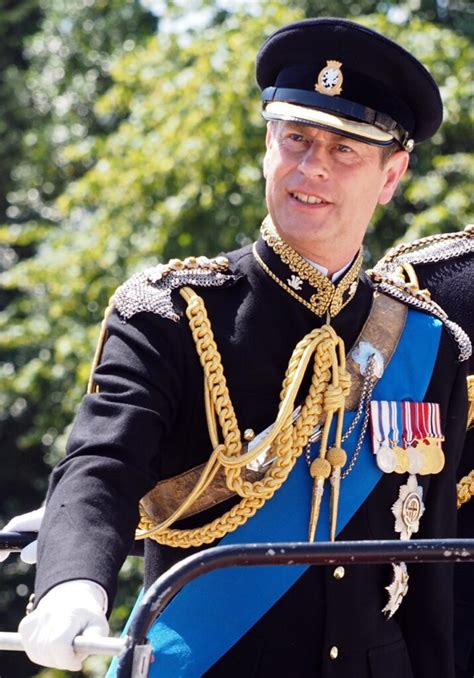 Prince Edward In Military Uniform Attends Service At Lulworth Castle